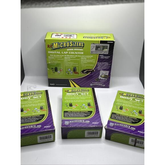 4x Microsizers Body Sets And Digital Lap Counter NEW + FAST SHIPPING - Picture 6 of 6